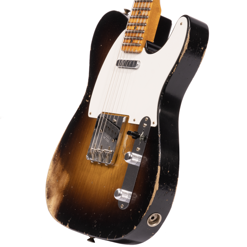 Fender Custom Shop Limited Edition '54 Telecaster Heavy Relic Electric Guitar, Wide-Fade 2-Color Sunburst