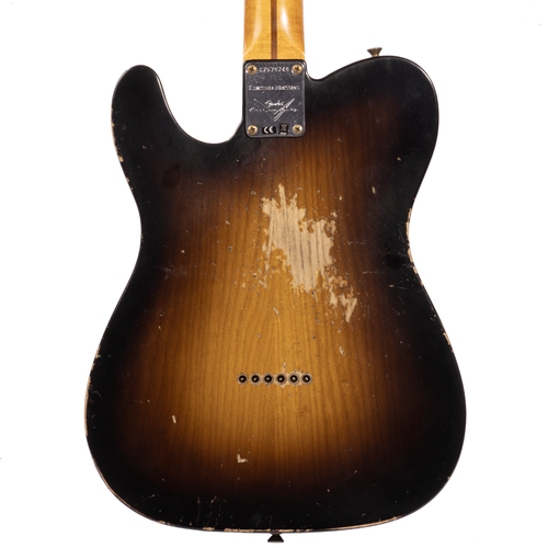 Fender Custom Shop Limited Edition '54 Telecaster Heavy Relic Electric Guitar, Wide-Fade 2-Color Sunburst