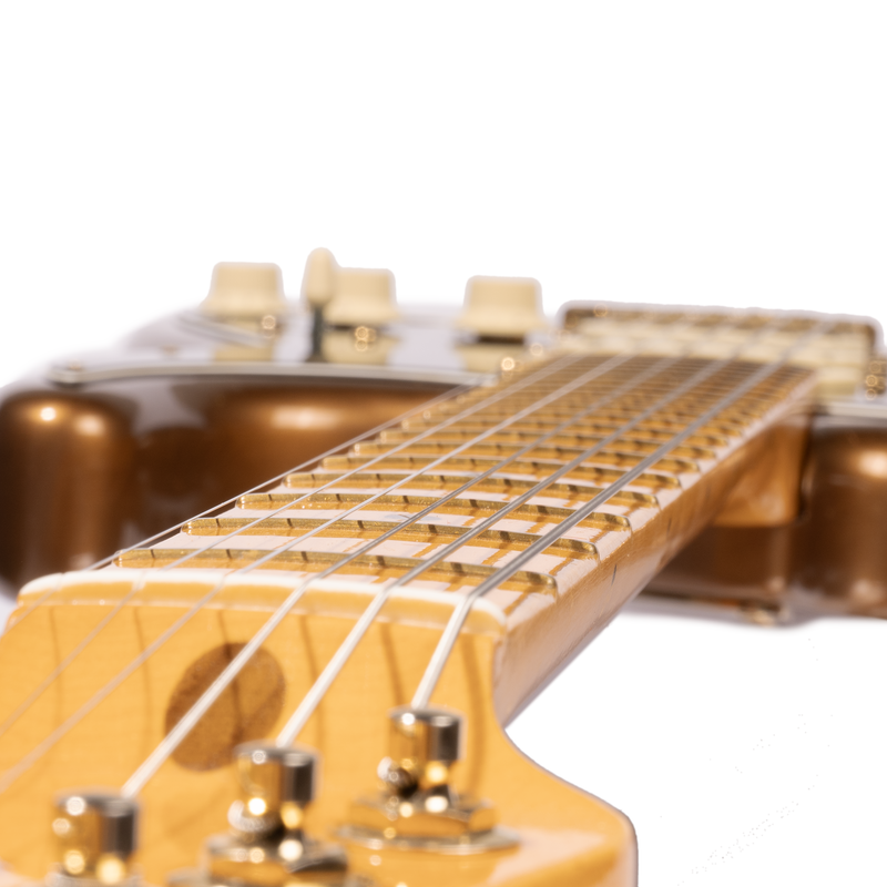 Fender Limited Edition Bruno Mars Stratocaster Electric Guitar, Mars Mocha
