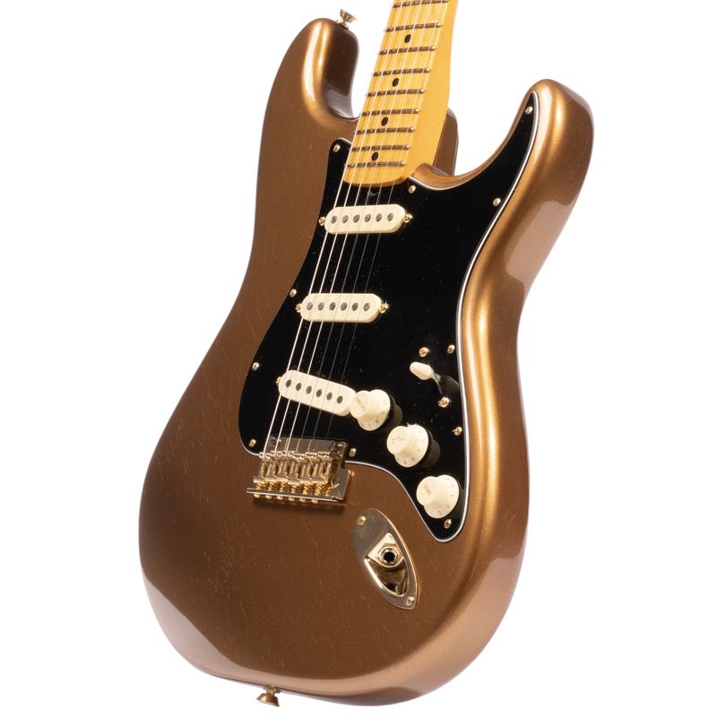 Fender Limited Edition Bruno Mars Stratocaster Electric Guitar, Mars Mocha