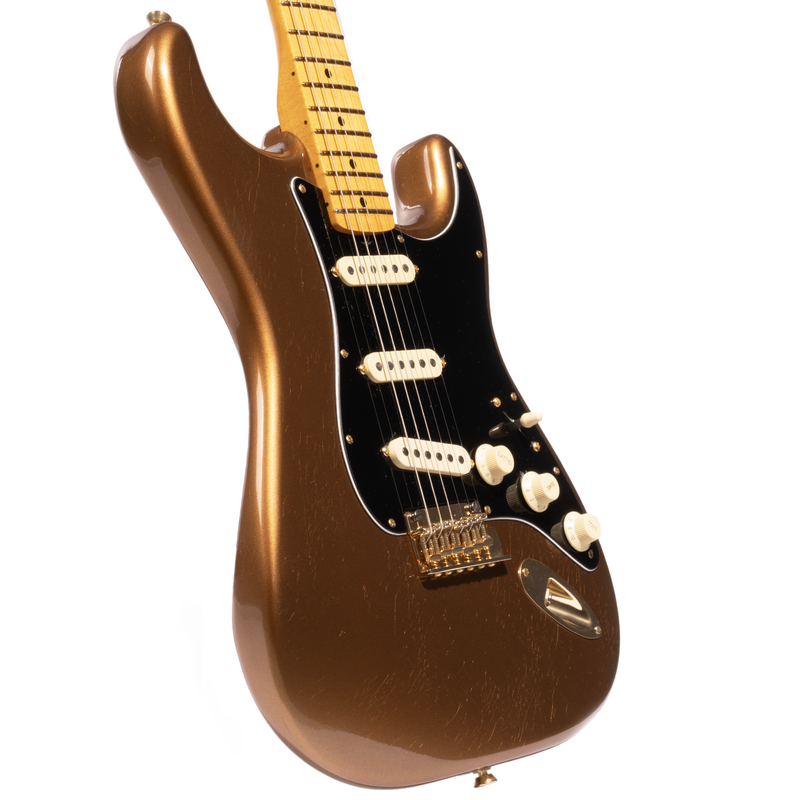 Fender Limited Edition Bruno Mars Stratocaster Electric Guitar, Mars Mocha