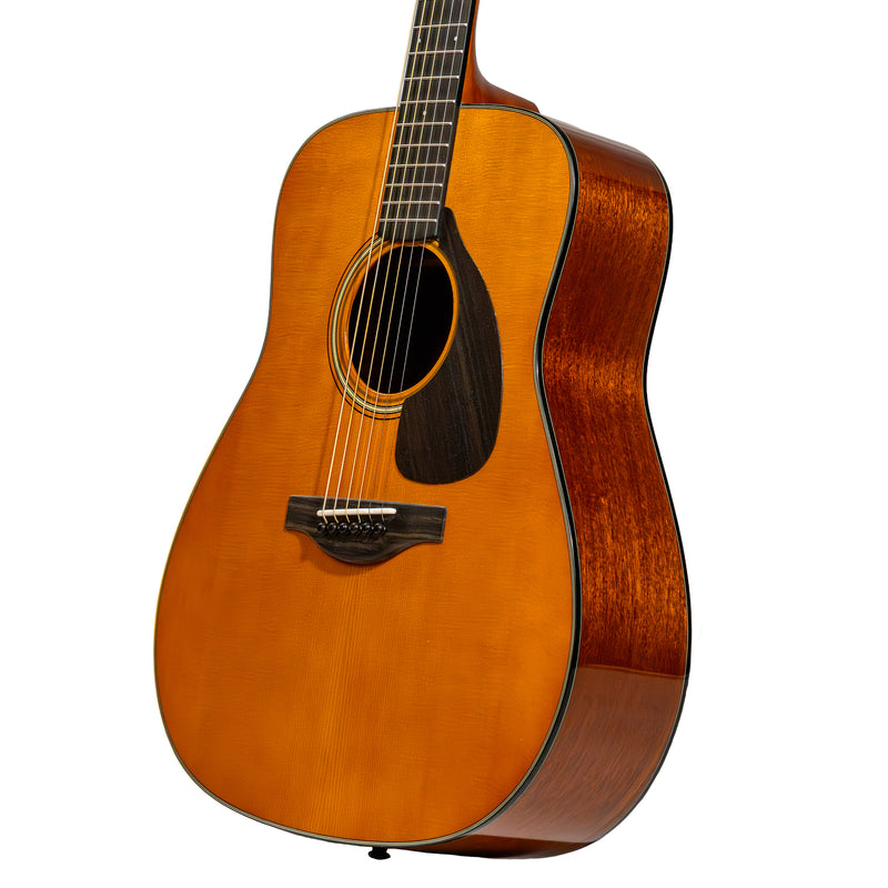 Yamaha Red Label FG5 Dreadnought Acoustic Guitar, Gloss Vintage Natural w/ HSC