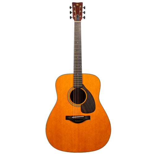 Yamaha Red Label FG5 Dreadnought Acoustic Guitar, Gloss Vintage Natural w/ HSC