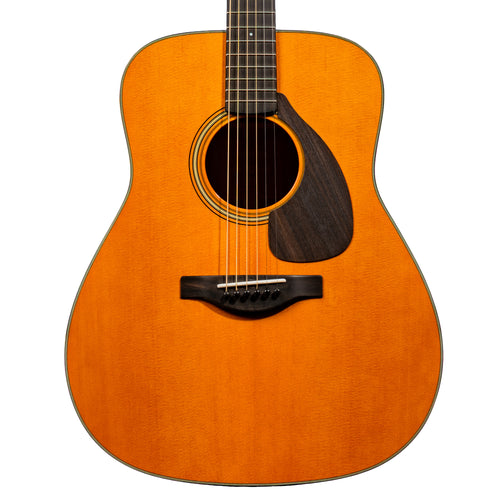 Yamaha Red Label FG5 Dreadnought Acoustic Guitar, Gloss Vintage Natural w/ HSC