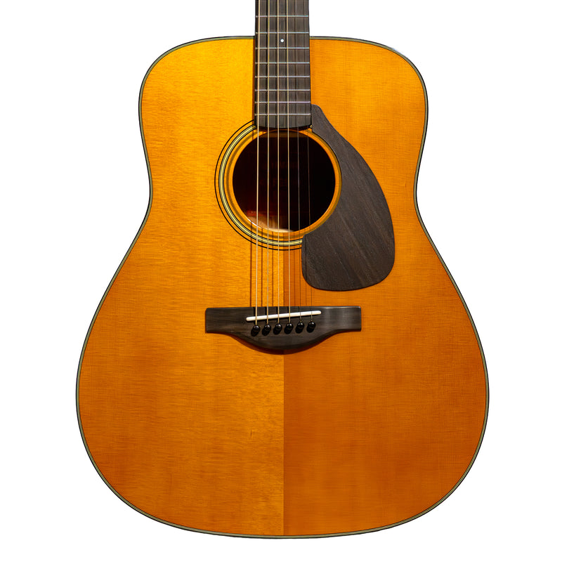 Yamaha Red Label FG5 Dreadnought Acoustic Guitar, Gloss Vintage Natural w/ HSC