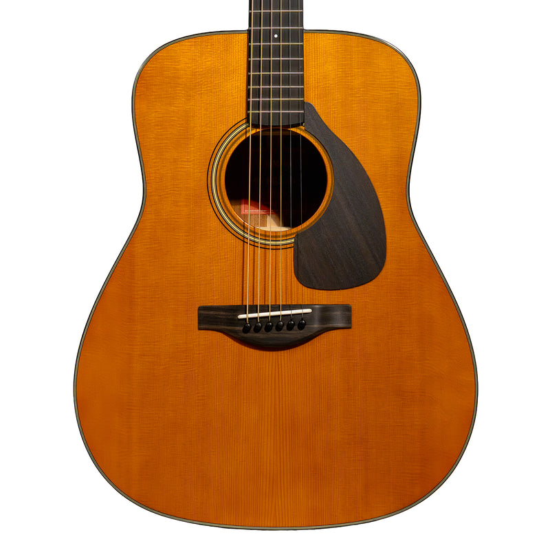 Yamaha Red Label FG5 Dreadnought Acoustic Guitar, Gloss Vintage Natural w/ HSC