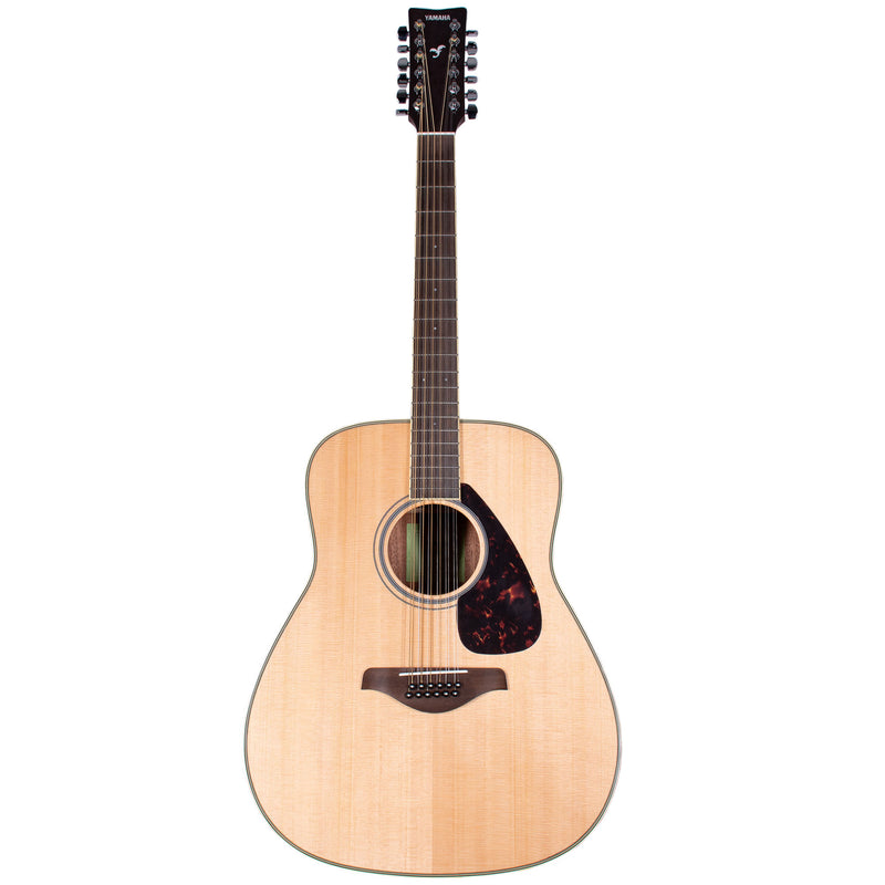 Yamaha 12-String Folk Guitar, Sitka Spruce Top, Mahogany Back/Sides, Die Cast Chrome Tuners, Natural