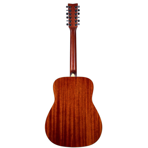 Yamaha 12-String Folk Guitar, Sitka Spruce Top, Mahogany Back/Sides, Die Cast Chrome Tuners, Natural