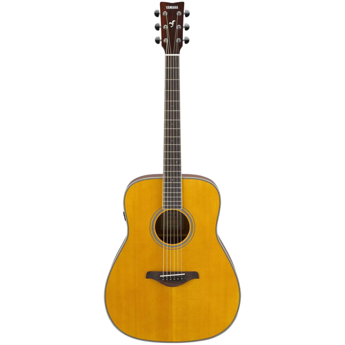 Yamaha Transacoustic Dreadnought Acoustic-Electric Guitar, Vintage Tint
