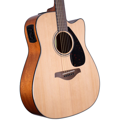 Yamaha FGX800C Folk - Cutaway - Solid Sitka Spruce Top - Natural