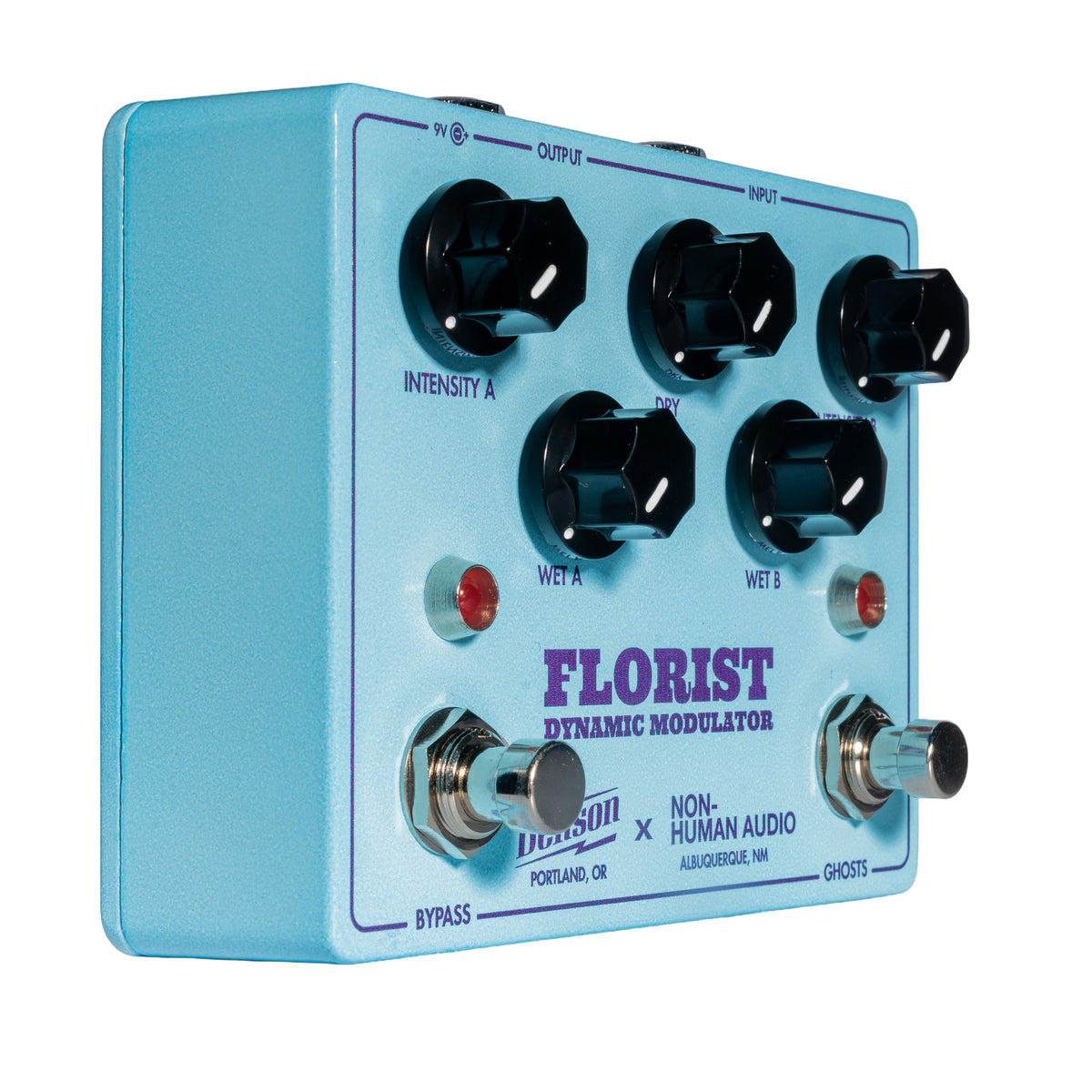 Benson x Non-Human Audio Limited Edition Florist Dynamic Modulator Effect Pedal, Grape