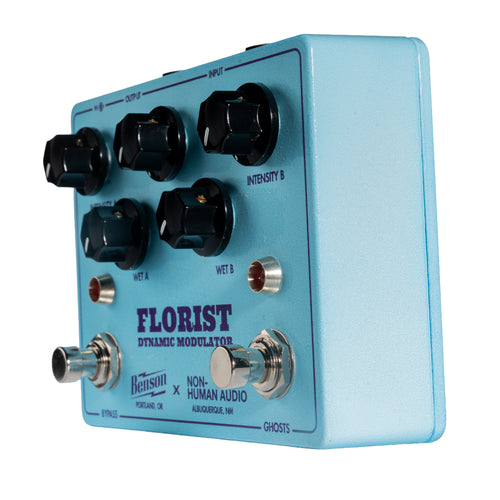 Benson x Non-Human Audio Limited Edition Florist Dynamic Modulator Effect Pedal, Grape