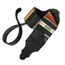 Franklin Strap 3'' Saddle Blanket Guitar/Bass Strap, Suede Backing, Black/Black