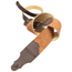 Franklin Strap 2.5" Embossed Suede Guitar Strap, Caramel