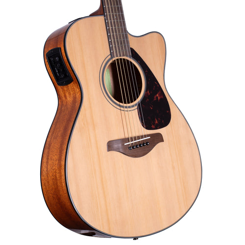 Yamaha FSX800C Solid Top Small Body Cutaway - Natural