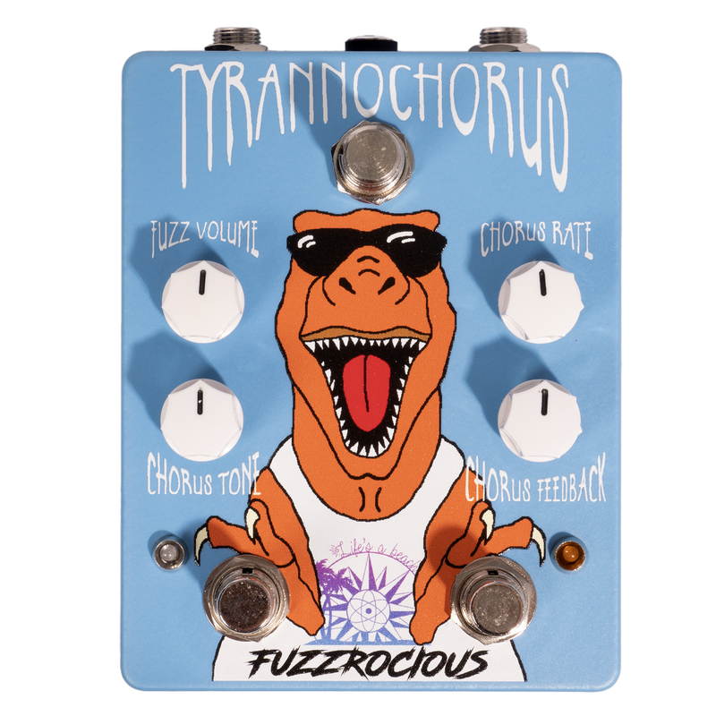 Fuzzrocious Tyrannochorus Chorus/Fuzz Effect Pedal