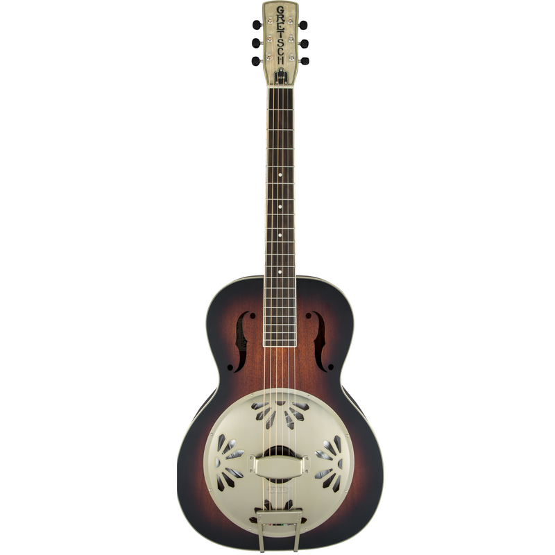 Gretsch G9241 Alligator Biscuit Round-Neck Resonator Guitar, 2-Color Sunburst