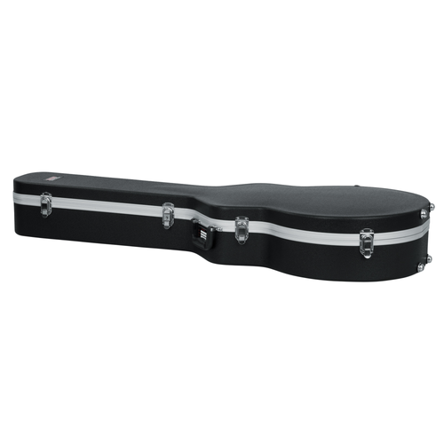 Gator Cases Deluxe ABS Molded Case for Semi Hollow Guitar, Black
