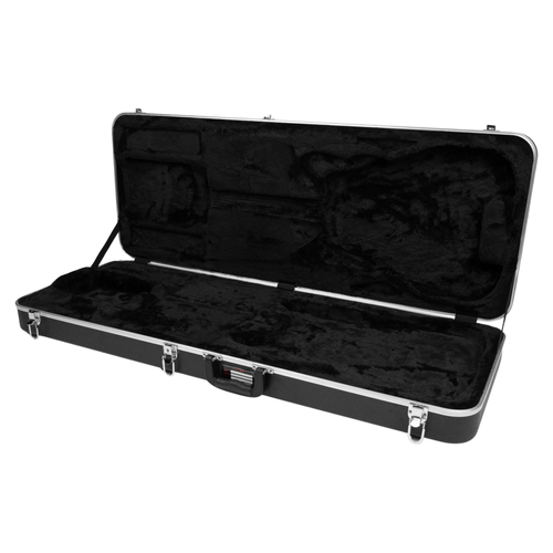 Gator Cases ABS Deluxe Molded Case For Right or Left Handed Fender Jazzmaster Guitar, Black