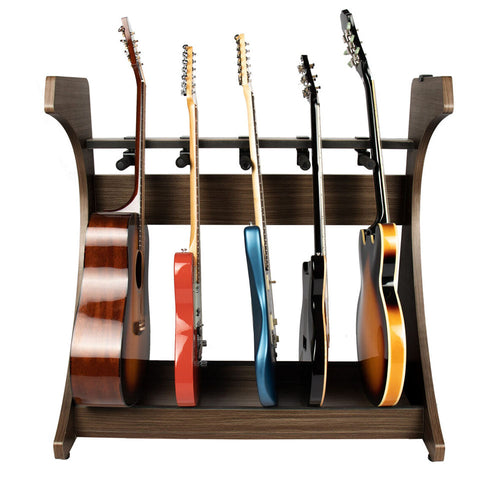 Gator Frameworks GFW ELITEGTR5RK BRN Elite 5 Guitar Rack Brown