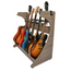 Gator Frameworks Elite 5-Space Electric/Acoustic Guitar Rack, Driftwood Grey