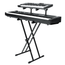 Gator Frameworks Deluxe 2 Tier X-Style Keyboard Stand, Black