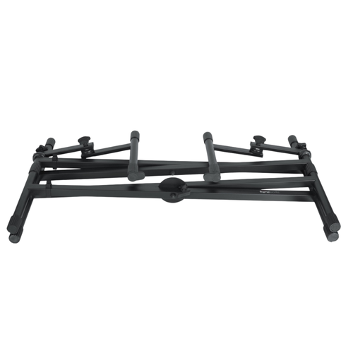 Gator Frameworks Deluxe 2 Tier X-Style Keyboard Stand, Black