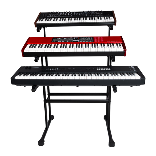 Gator Frameworks 3-Tier Keyboard Stand, Black