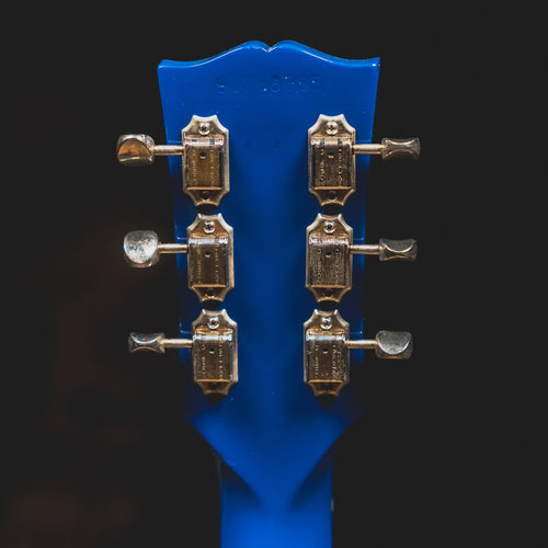 1998 Gibson SG Deluxe Electric Guitar w/Bigsby Vibrato, Blue Ice w/OHSC - Used