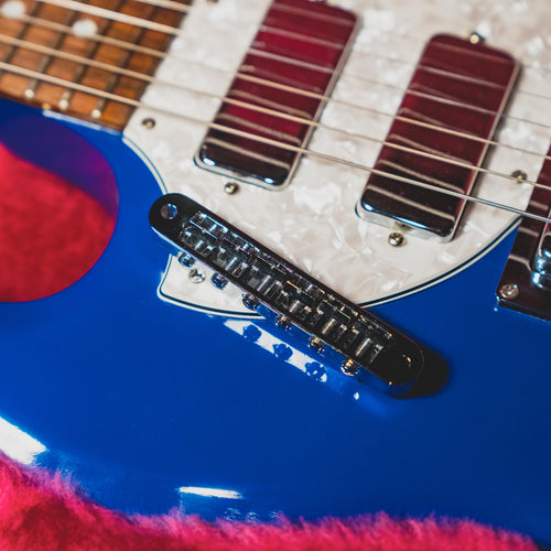 1998 Gibson SG Deluxe Electric Guitar w/Bigsby Vibrato, Blue Ice w/OHSC - Used