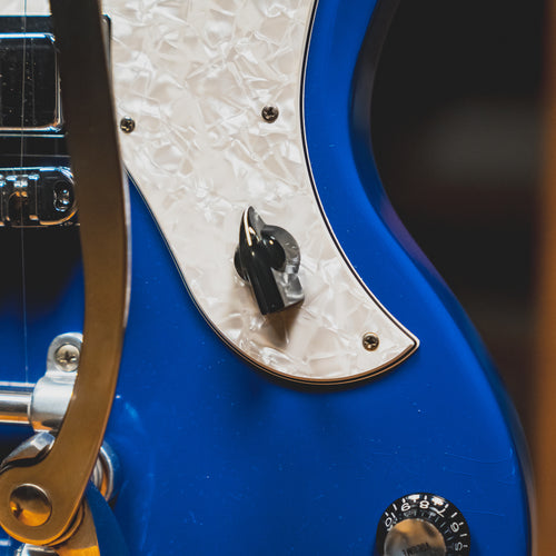 1998 Gibson SG Deluxe Electric Guitar w/Bigsby Vibrato, Blue Ice w/OHSC - Used