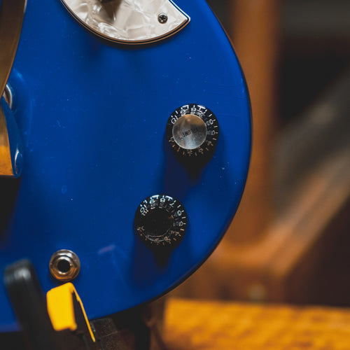 1998 Gibson SG Deluxe Electric Guitar w/Bigsby Vibrato, Blue Ice w/OHSC - Used