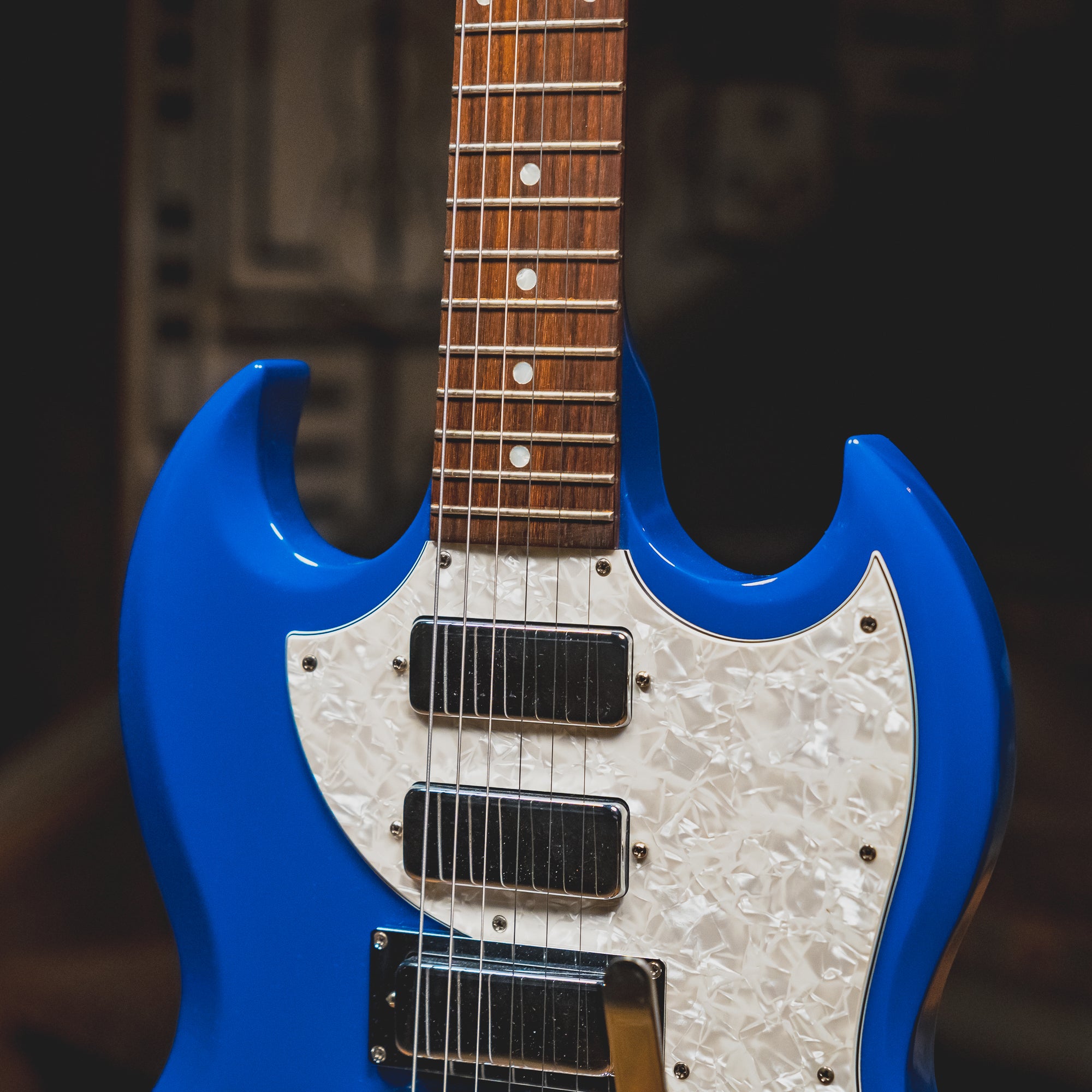 1998 Gibson SG Deluxe Electric Guitar w/Bigsby Vibrato, Blue Ice w