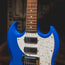 1998 Gibson SG Deluxe Electric Guitar w/Bigsby Vibrato, Blue Ice w/OHSC - Used