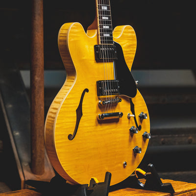 2021 Gibson ES-335 Figured Semi-Hollow Electric Guitar, Natural w/OHSC - Used