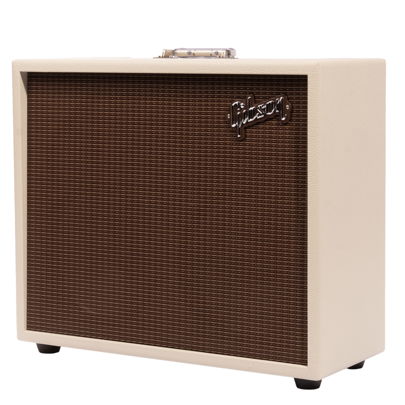 Gibson Dual Falcon 2x10 Guitar Combo Tube Amplifier, Cream Bronco Vinyl/Oxblood Grill