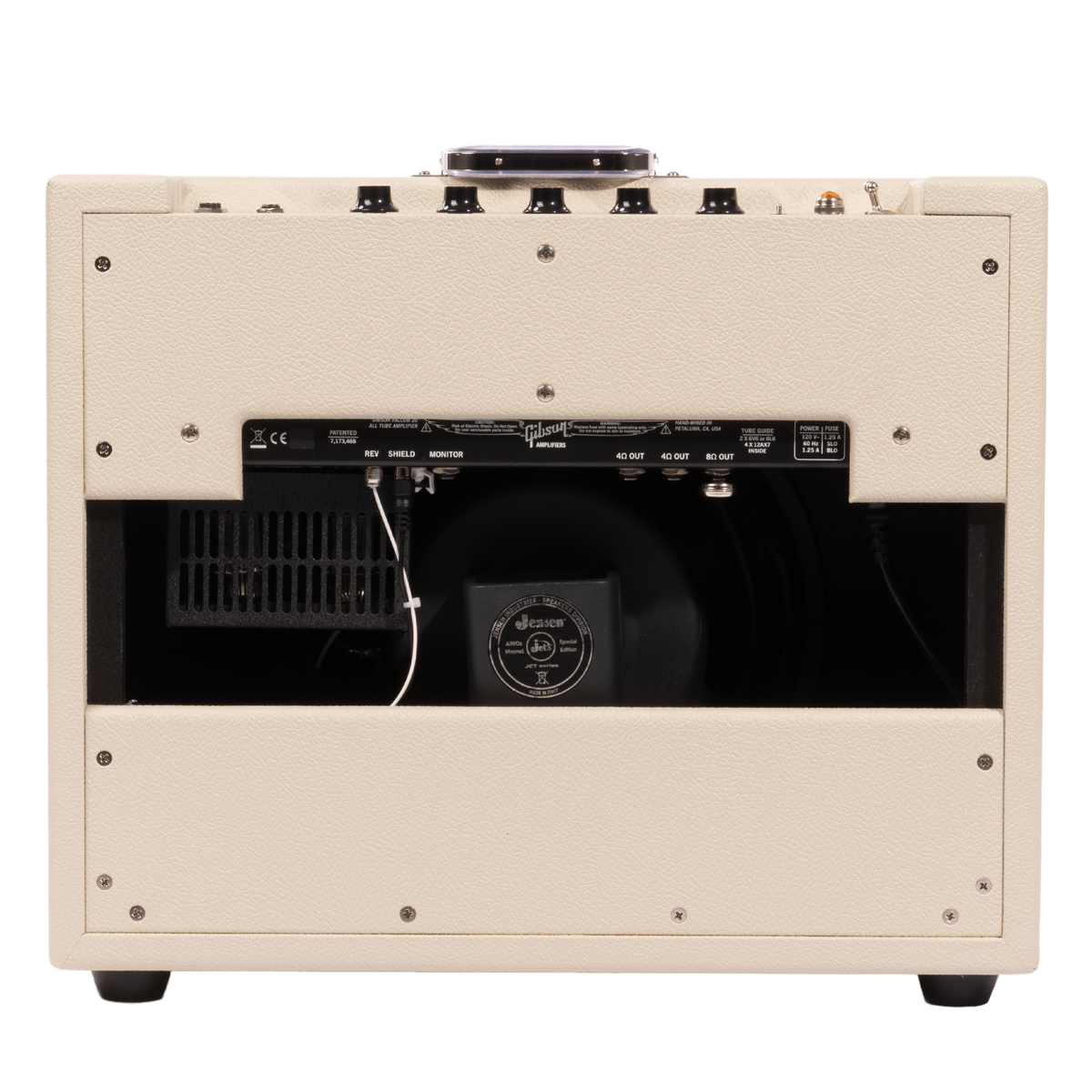 Gibson Falcon 20, 1x12 Combo Amp, Cream Bronco, Oxblood Grille