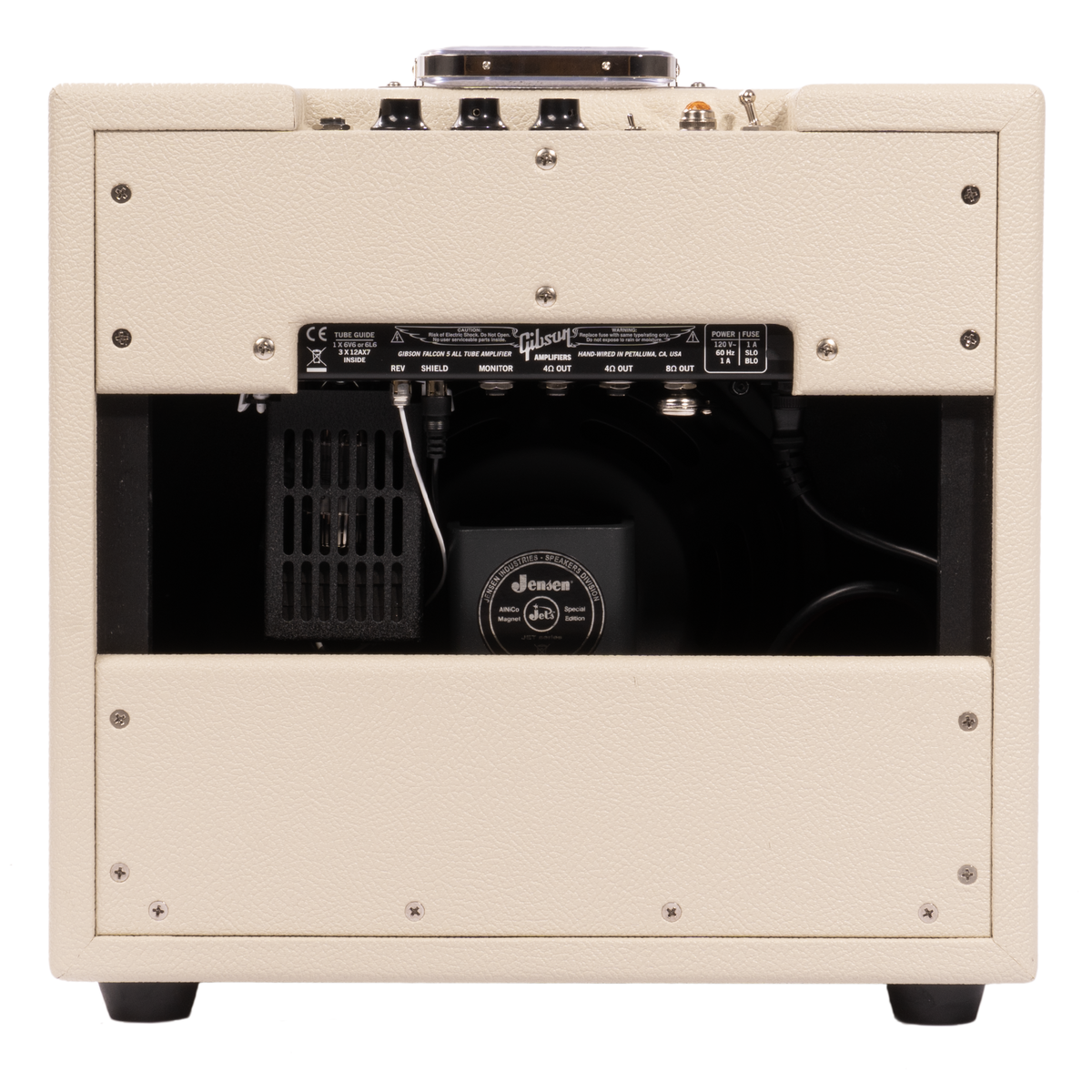 Gibson Falcon 5, 1x10 Combo Amp, Cream Bronco, Oxblood Grille