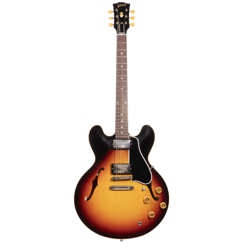 Gibson Custom Shop '58 ES-335 Electric Guitar, Murphy Lab Light Aged, Tri-Burst