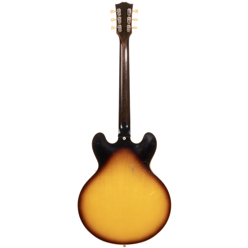 Gibson Custom Shop '58 ES-335 Electric Guitar, Murphy Lab Heavy Aged, Faded Tobacco Burst