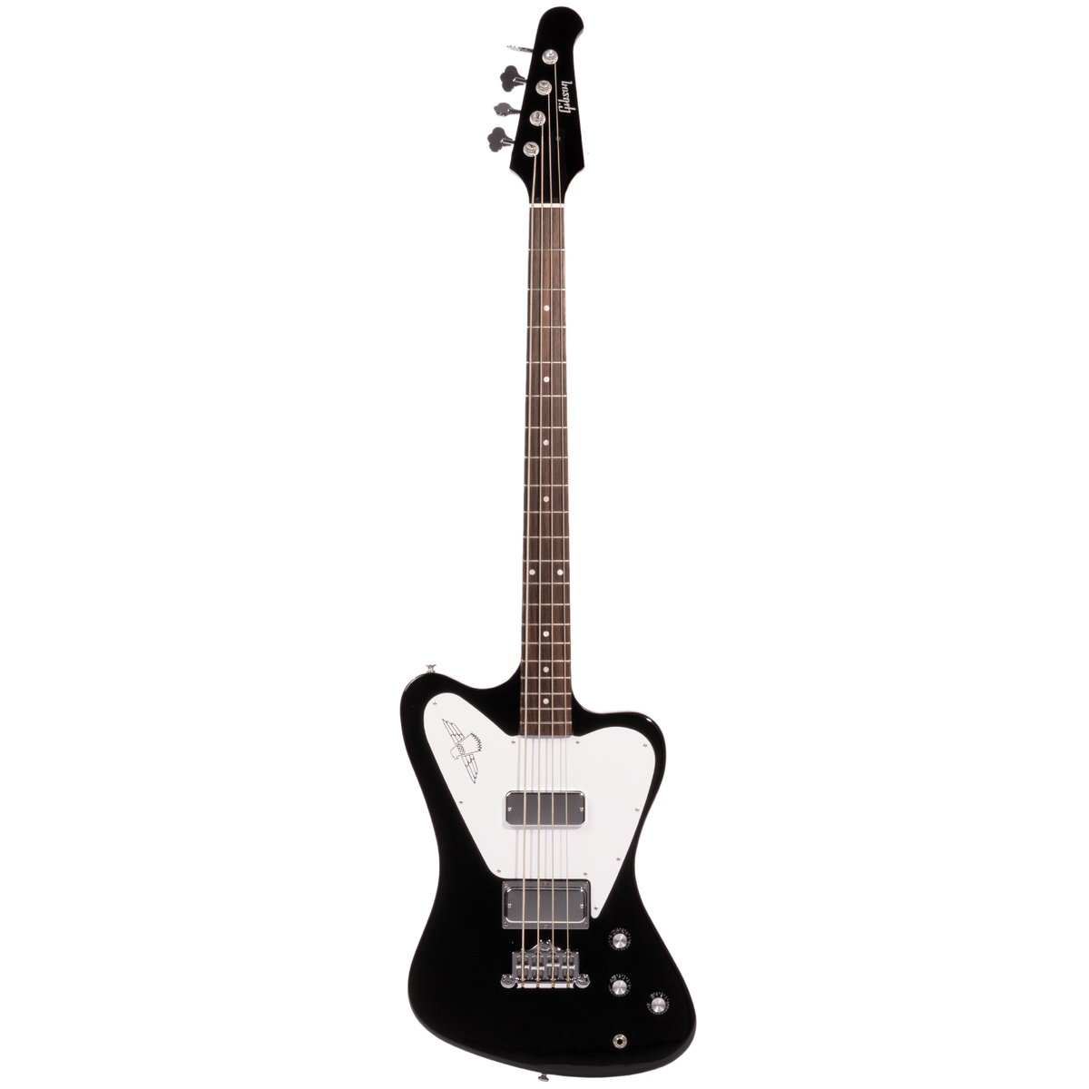 Gibson Non-Reverse Thunderbird Bass Guitar, Ebony – Russo Music