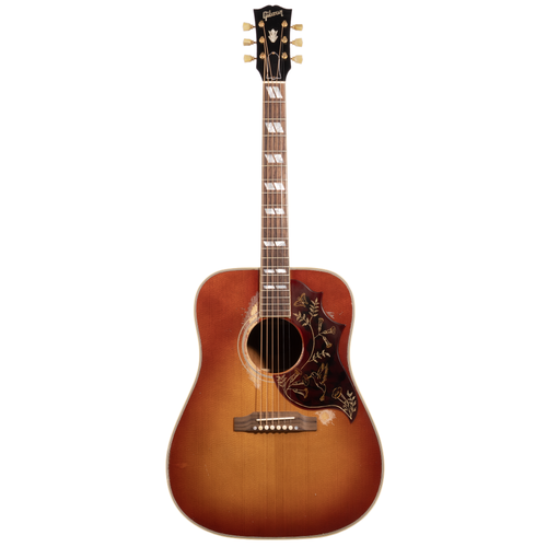 Gibson 1960 Hummingbird Heavy Aged Acoustic Guitar, Washed Cherry Sunburst