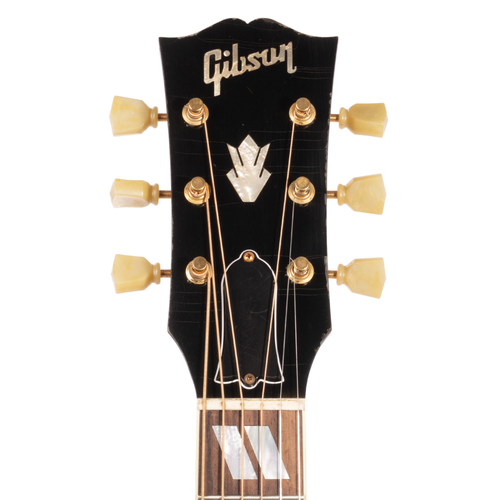 Gibson 1960 Hummingbird Heavy Aged Acoustic Guitar, Washed Cherry Sunburst