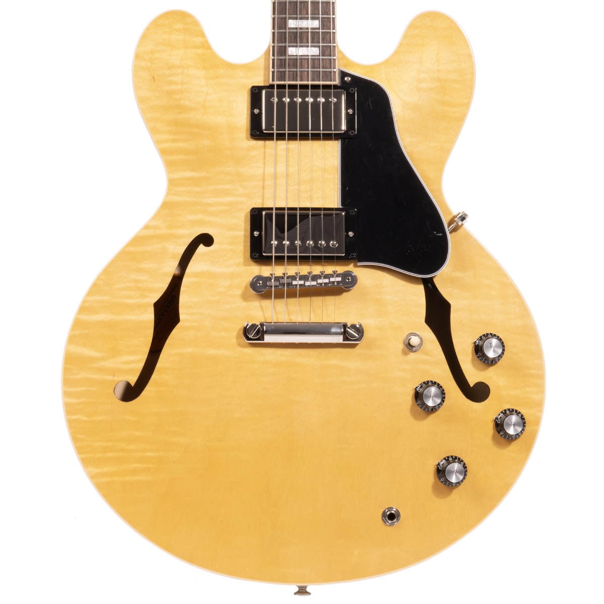 ギター Gibson ES-335 Gibson ES-335 Figured Semi-Hollow Electric Guitar, Antique Natural