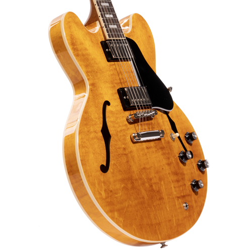 Gibson ES-335 Figured Semi-Hollow Electric Guitar, Honey Amber