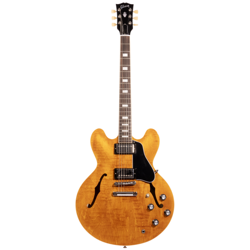 Gibson ES-335 Figured Semi-Hollow Electric Guitar, Honey Amber