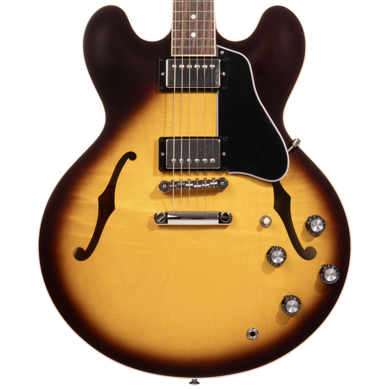 Gibson ES-335 Satin Semi-Hollow Electric Guitar, Vintage Burst