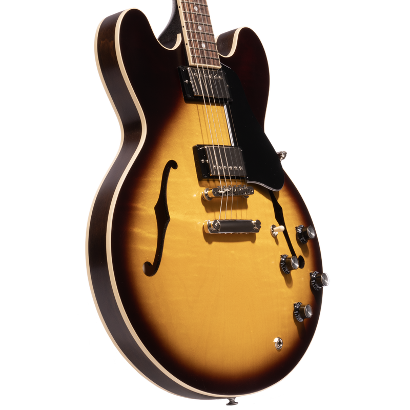 Gibson ES-335 Satin Semi-Hollow Electric Guitar, Vintage Burst