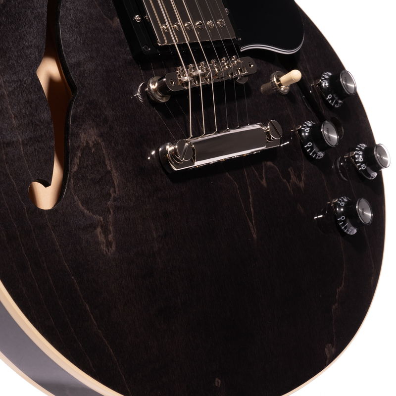 Gibson ES-339 Semi-Hollow Electric Guitar, Rosewood Fingerboard, Trans Ebony w/Hard Case