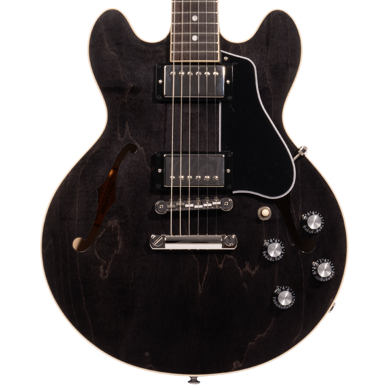 Gibson ES-339 Semi-Hollow Electric Guitar, Rosewood Fingerboard, Trans Ebony w/Hard Case